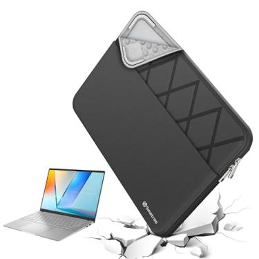 Imagem de Smatree Capa para laptop para ASUS Zenbook Pro 15 OLED UM535 de 15,6 polegadas, para Vivobook Pro 15X M6501/15X OLED K6501 de 15,6 polegadas, capa com bolso para acessórios, zíper YKK, design à prova