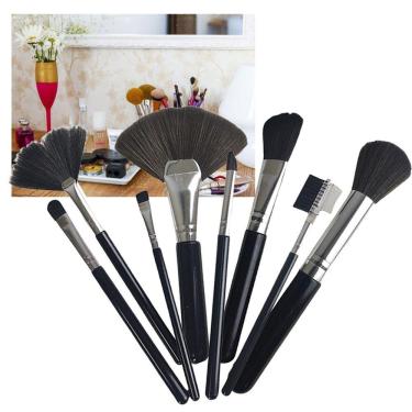 Imagem de Pincel Kit 8 Peças Base Corretivo Sombra Po Make Up