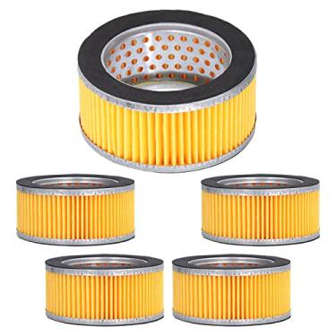 Imagem de Fayelume Cartucho de filtro de compressor de ar de 5 peças, peças de reposição de compressor de ar de pistão de 10,7 x 8,4 x 5 cm, adequado para compressores de pistão
