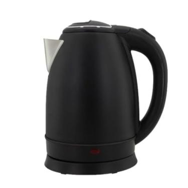 Imagem de Chaleira Elétrica Inox Preta 1,8L – 1500W, Fervura Ultra Rápida, Design Moderno e Alta Durabilidade – 220V