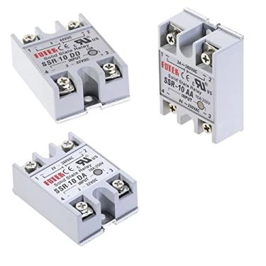 Imagem de Relé de estado sólido SSR-10DD SSR-25DA SSR-40DA SSR-40AA SSR 10A 25A 40A 60A 80A 100A DD DA Módulo AA para controle de temperatura (Aa, SSR-100A)