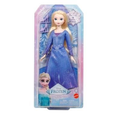 Imagem de Boneca Disney Frozen Elsa de patinação no gelo Mattel JBG53