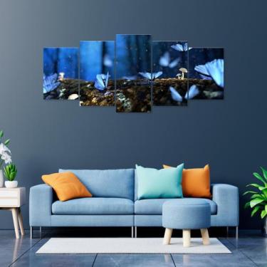 Imagem de Quadro Mosaico Borboleta - Inove Papeis De Parede