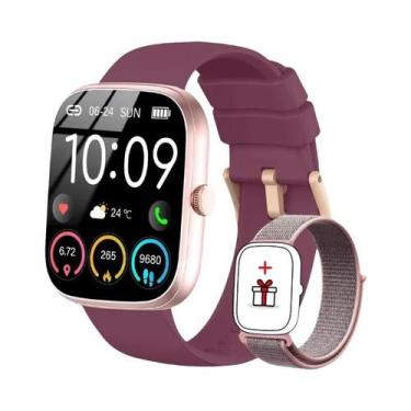 Imagem de Relógio Inteligente Bluetooth Masculino 1,96 Polegadas IP68 À Prova D'