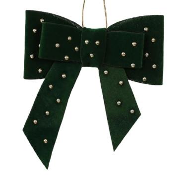 Imagem de Fancyes Enfeite de Natal para pendurar na árvore, decoração natalina multiuso para jardim, guirlanda e decoração de Natal, Arco Verde