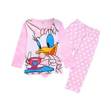 Imagem de Conjunto De Pijamas De Algodão Para Crianças Primavera Outono Minnie M