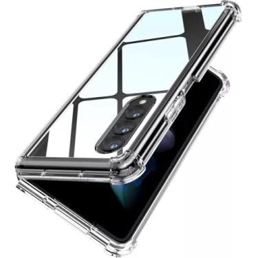 Imagem de Capa Capinha Case Compatível Samsunng Galaxy Z FOLD 4 TPU Transparente Anti Impacto Premium