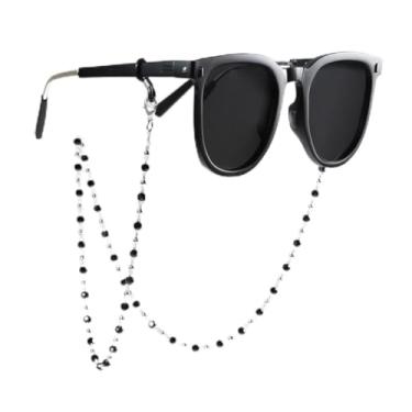 Imagem de Colar feminino moderno e minimalista, colar de aço de titânio de pérola preta, presente de joias modernas (prata)