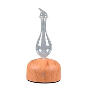 Imagem de Wswqop Difusor de Aromas para óleos Essenciais, Umidificador de Mesa, Multifuncional, Moderno, Decorativo, com Aparência de Madeira, Umidificador de Névoa Pa, Style a, Tamanho real