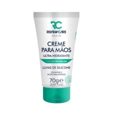 Imagem de Creme Hidratante para as Mãos Luva De Silicone 70g Review Care