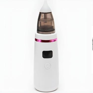 Imagem de Aspirador Nasal Elétrico para Bebê, 5 Níveis de Sucção, 3 Bocais Intercambiáveis, USB Recarregável, 800mAh, Silicone Alimentar, 3 Meses a 8 Anos