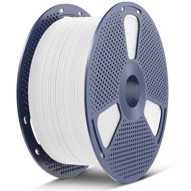 Imagem de SUNLU Carretel grande Filamento PETG de 5 kg, filamento de impressora 3D PETG 1,75 mm, menos amarração boa camada de adesão alta resistência, filamento de rolo grande, 5 kg, branco