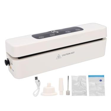 Imagem de Atyhao Seladora a Vácuo Automática, Display LCD, 3 Configurações Inteligentes de Temperatura, Sucção Poderosa, Ferramenta Essencial na Cozinha Doméstica, Adequada para Vários