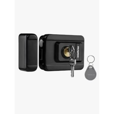 Imagem de Fechadura Eletrônica Leitor De Tag Rfid Intelbras Fx 3000 Mf Preto