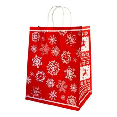 Imagem de Kit 10 Sacola Rena Presente De Natal 2025 Vários Tamanhos - DB, (2957)