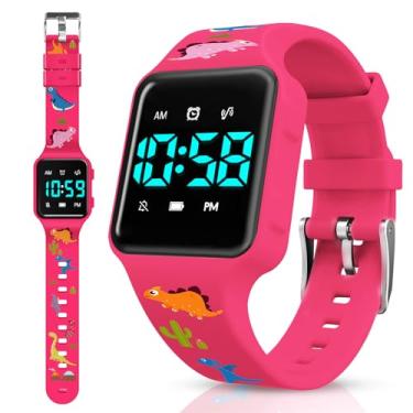 Imagem de Relógio de treinamento penico para crianças com contagem regressiva, alarmes, música ou alertas de vibração – Treinador de banheiro infantil à prova d'água para meninos e meninas de 2 a 9 anos