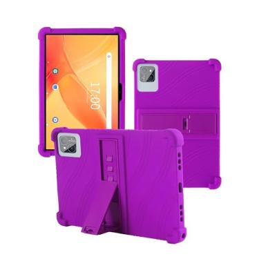Imagem de Capa para telefone tablet PRITOM TAB12 de 10 polegadas Android 14, capa protetora de borracha leve à prova de choque WUNIAK à prova de choque, capa protetora de silicone macio ajustável para crianças