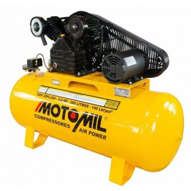 Imagem de Compressor Air Power Trifásico 220-380v 200l Cmv-20pl-200 Motomil