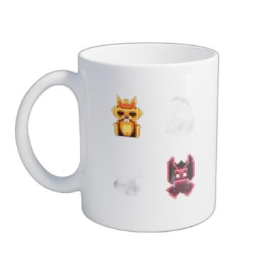Imagem de Caneca Xícara de Café Porcelana 300ml com Design de Personagens de Jogos