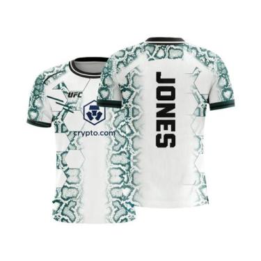 Imagem de Camiseta Masculina UFC MMA Jon Jones Fight Night Champion De Secagem R