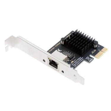 Imagem de ChenYang Adaptador de rede PCIe X1 para RJ45, adaptador de placa de rede Ethernet PCi Express 2.5G Gigabit Ethernet para PC/desktop/servidor/NAS/AI com suporte de ranhura de 8 cm / 12 cm