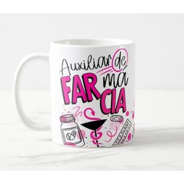 Imagem de Caneca Profissão Auxiliar de Farmácia Feminina