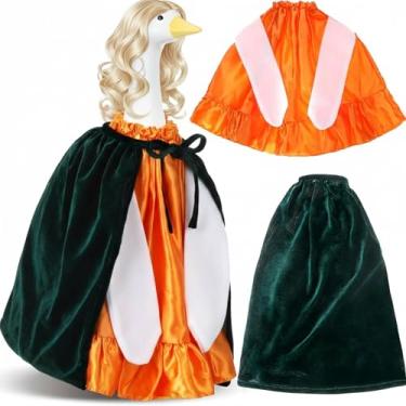 Imagem de Vinsot Conjunto de 2 peças de roupas de ganso de varanda de 58 cm para férias, festa, interior ao ar livre, quintal, gramado, pátio, estátua ao ar livre, decoração popular de cantor