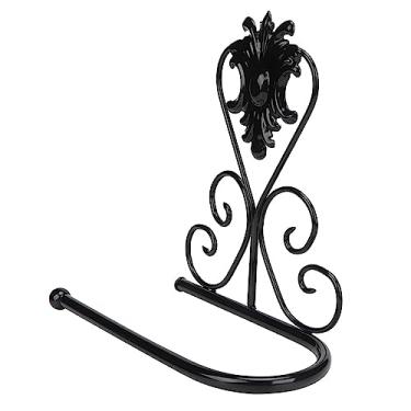 Imagem de GLOGLOW Outros Armazenamentos e Acessórios de Cozinha Montados na Parede, Material de Ferro, à Prova de Ferrugem, 8,3 X 3,9 X 7,1 Polegadas, Suporte para Toalha de de Cozinha e Banheiro, Nan (Preto)