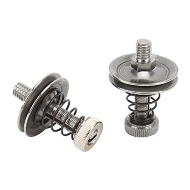 Imagem de Generic Conjunto de Tensão de Linha de Máquina de Costura Regulador de Aço Inoxidável Durável para Máquinas Industriais, 2 Peças para Máquinas de Consertar Sapatos e de Pregar Barras, 3,5x1cm/1,4x0,4in