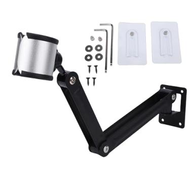 Imagem de ZJchao Suporte Ajustável para Secador de Cabelo, Suporte para Secador de Cabelo, de Secagem por Sopro para Montagem Em Parede Com Braço Totalmente Posicionável, Adequado para