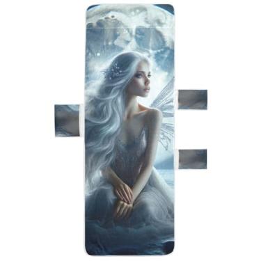 Imagem de Mystery Fairy Moon Chaise Lounge Cadeira Toalhas de Praia Toalhas de Cadeira com Bolsos Espreguiçadeira de Piscina Externa 85 x 76 cm