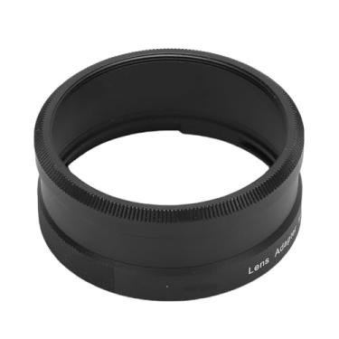 Imagem de Cryfokt Anel Adaptador de Filtro de Lente de Câmera 49 Mm para GR3 GA1 - Adaptador Multifuncional de Liga de Alumínio - Compatível Com Filtros de Rosca/capas de Lente de 49 Mm para Amantes da