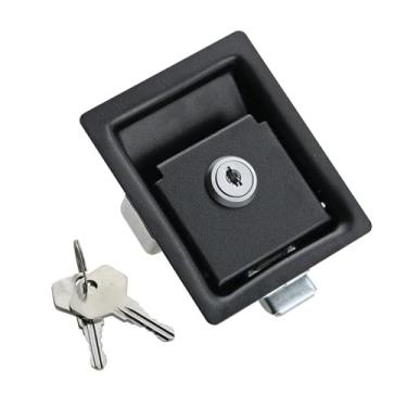 Imagem de Trava de caixa de ferramentas embutida, trava de reboque de caminhão, fechadura elétrica para porta de armário, 1 peça