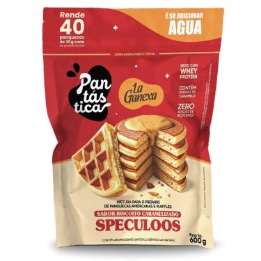Imagem de Mistura Para Panqueca - Refil 600g Sabor Caramel Cookies - La Ganexa-Masculino