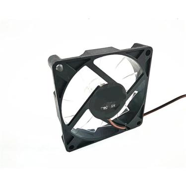 Imagem de 1 peça 7015 70 mm 70 x 70 x 15 mm 5 V LED azul ventilador silencioso com 2 fios USB (30 cm USB_BLUE)