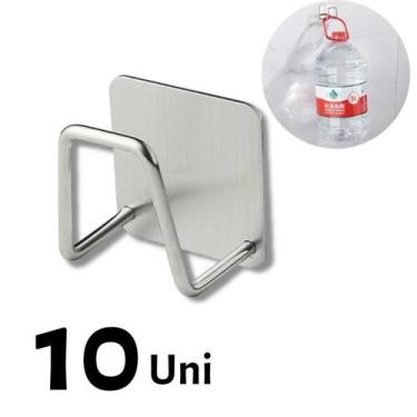Imagem de 10 Uni Organizador Cozinha Suporte Porta Esponja Bucha Inox P/ Pia - G