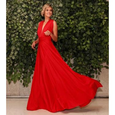 Imagem de Vestido de Festa Multiformas Vermelho - Balancê, G