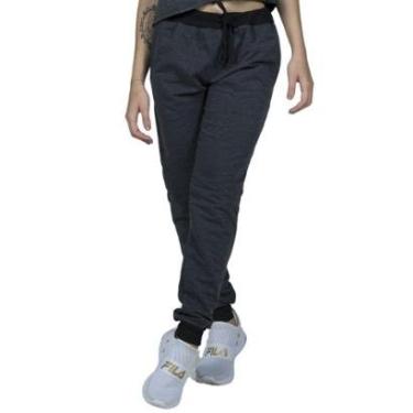 Imagem de Calça Moletom Jogger Vekyo Roupa Feminina Flanelado Inverno Tamanho:P;Cor:;Gênero:Feminina-Feminino