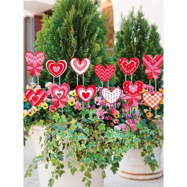 Imagem de Conjunto de 12 peças de placas cristãs de jardim do Dia dos Namorados, versículos da Bíblia de Jesus, suprimentos de casamento, decorações de quintal, passagens de gramado de família, reuniões