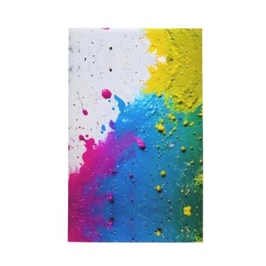 Imagem de XLLingL Toalha de cozinha waffle, estampa de pano de fundo, respingos de tinta, panos de prato de microfibra, para decoração e limpeza de cozinha - 1 peça