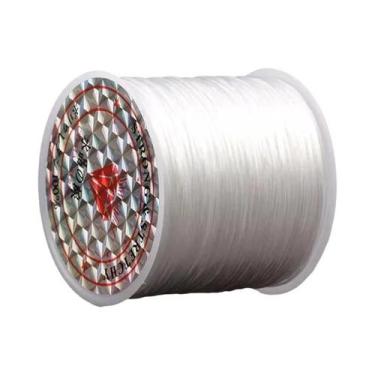 Imagem de Cordão Elástico De 0,7mm 40M Para Fazer Joias, Pulseiras De Miçangas, 