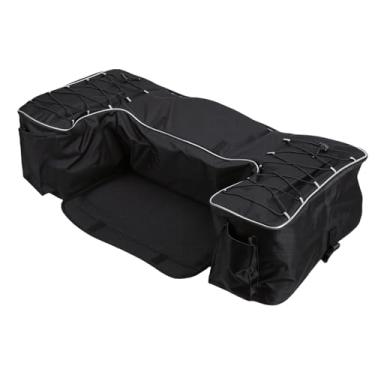 Imagem de Luocute Caixa de Armazenamento para ATV, Bolsa de Armazenamento para Assento Traseiro de ATV de 50L Com Almofada Removível e Capa à Prova D'água, Tecido Oxford 900D Resistente de Grande