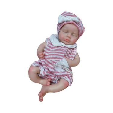 Imagem de Boneca Reborn De Silicone De 33cm, Corpo Inteiro, Toque Macio, LouLou 
