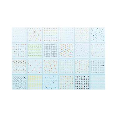 Imagem de Adesivos De Papelaria Mini Cartoon Estilo Kawaii Coreano 24 Folhas Mat