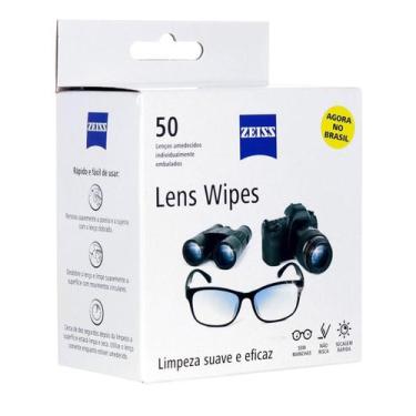 Imagem de Lens Wipes Zeiss Com 50 Lenços Umedecidos- Nova Embalagem