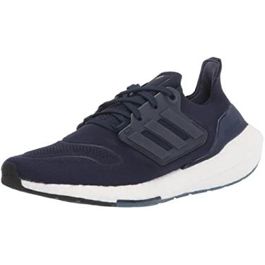 Imagem de adidas Tênis de corrida feminino Ultraboost 22, Azul-marinho universitário/azul-marinho universitário/preto, 38