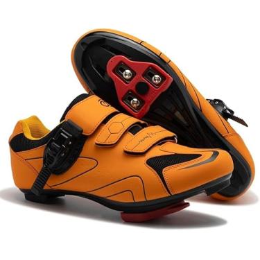 Imagem de Tênis de ciclismo masculino e feminino compatível com Peloton Bike, tênis de spinning interno com chuteiras Delta pré-instaladas, confortável e seguro, unissex, para uso ao ar livre