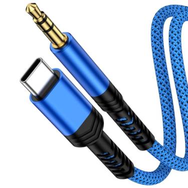 Imagem de Cabo adaptador auxiliar para USB C, tipo C para conector de áudio de 3,5 mm, TRRS, fone de ouvido macho HiFi para iPhone 17 16 Pro Max, Samsung Galaxy S25 S24 Ultra A17 A16 A15 5G Pixel 10 Pro XL Fold