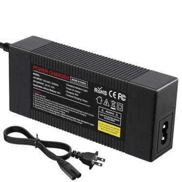 Imagem de Carregador de bateria de lítio de 29,4 V 2A, adaptador de energia universal para baterias de íons de lítio 7S 24V com conector CC de 5,5 mm x 2,1 mm, carregamento rápido e inteligente para eletrônicos