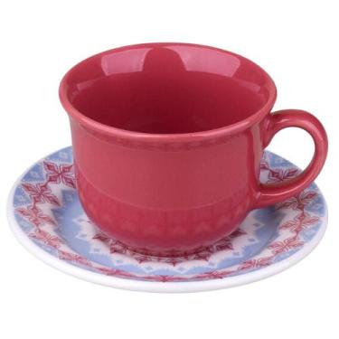 Imagem de Xícara de Chá 200ml com Pires Gipsy Biona